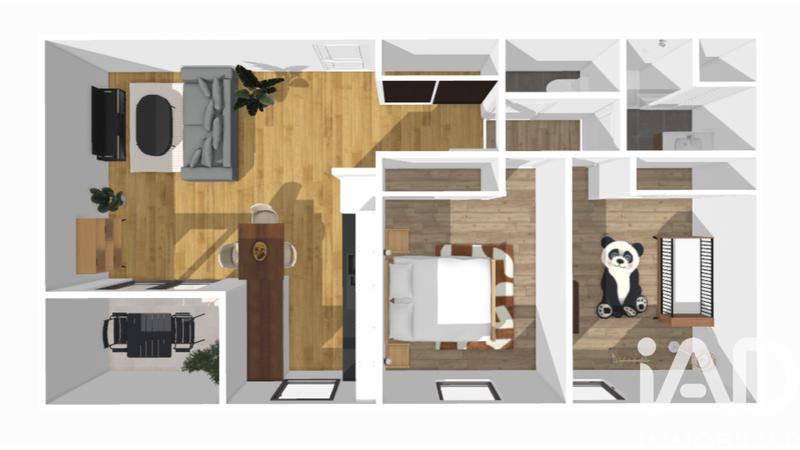 Appartement - 56 m² - 3 pièces