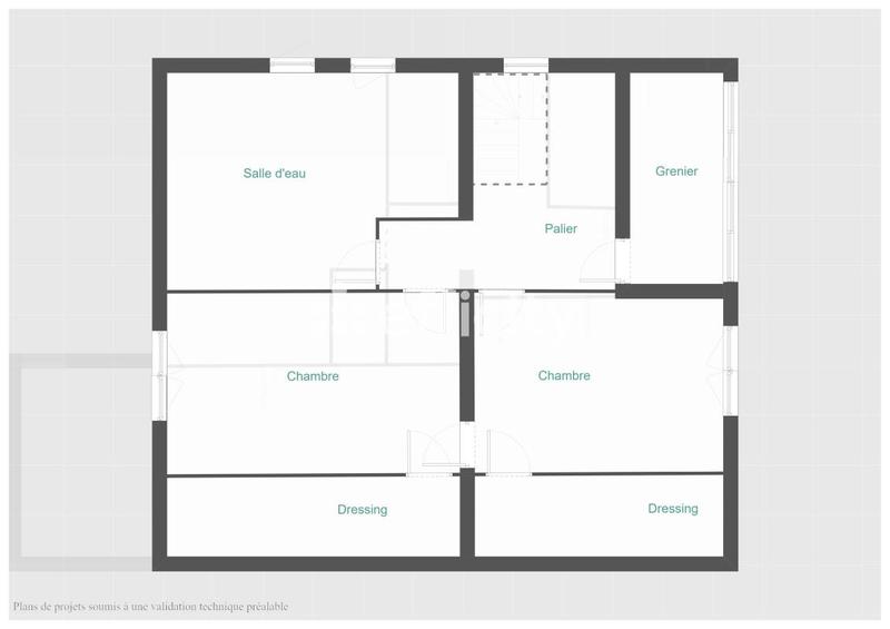Maison - 93 m² - 4 pièces