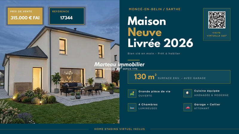 Maison - 130 m² - 5 pièces