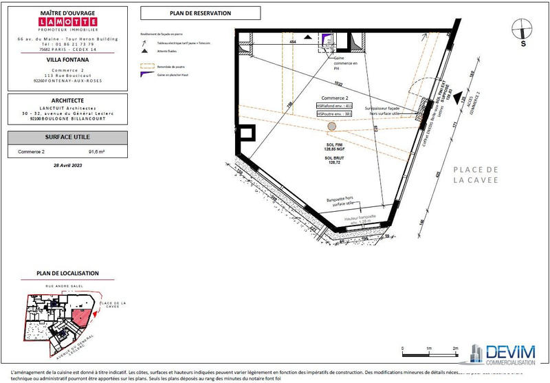 Local commercial - 92 m²