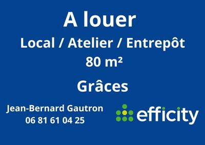 Bureau - 80 m² - 1 pièce