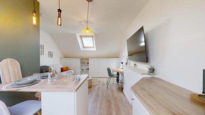 Studio - 18 m² - 2 pièces