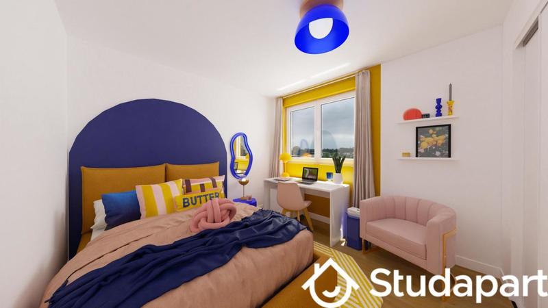 Chambre - 10 m² - 1 pièce