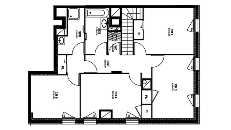 Appartement - 141 m² - 6 pièces
