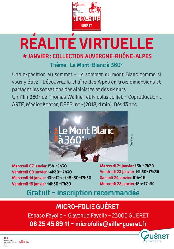 Réalité Virtuelle le Mont Blanc en 360°