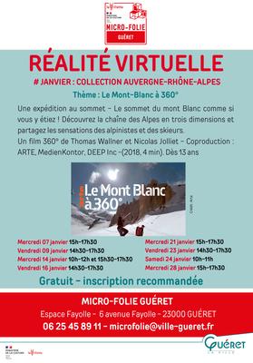 Réalité Virtuelle le Mont Blanc en 360°