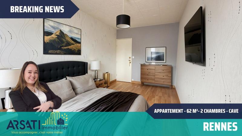 Appartement - 62 m² - 3 pièces