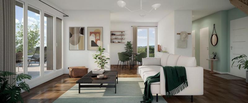 Duplex - 99 m² - 4 pièces