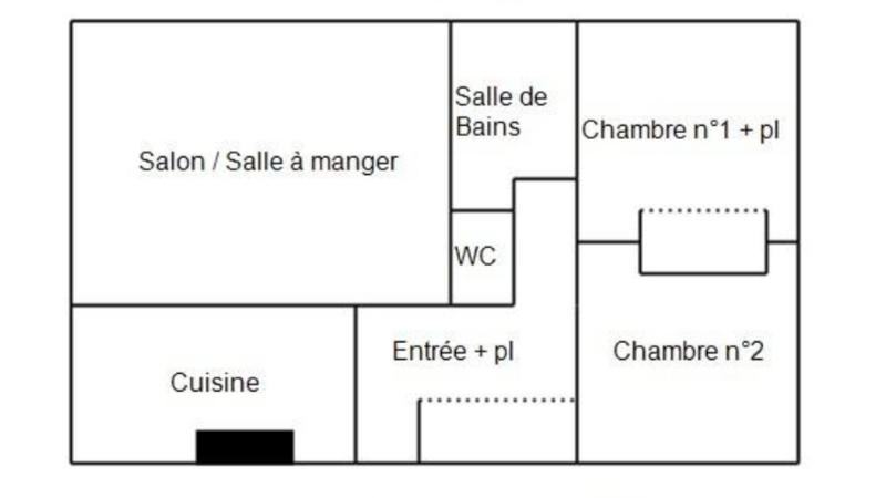 Appartement - 61 m² - 3 pièces