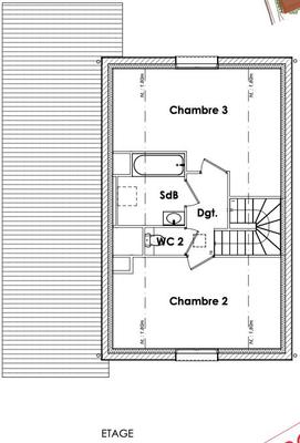 Maison contemporaine - 91 m² - 4 pièces