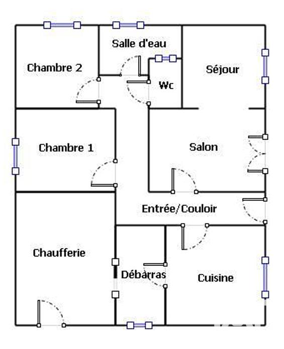 Maison - 75 m² - 4 pièces