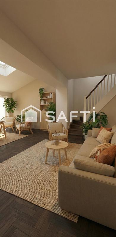 Maison - 65 m² - 3 pièces