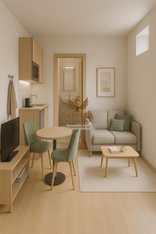 Appartement - 17 m² - 1 pièce