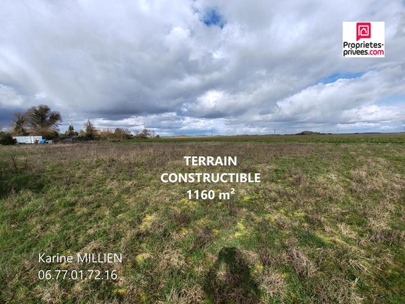 Terrain constructible - 1 160 m²
