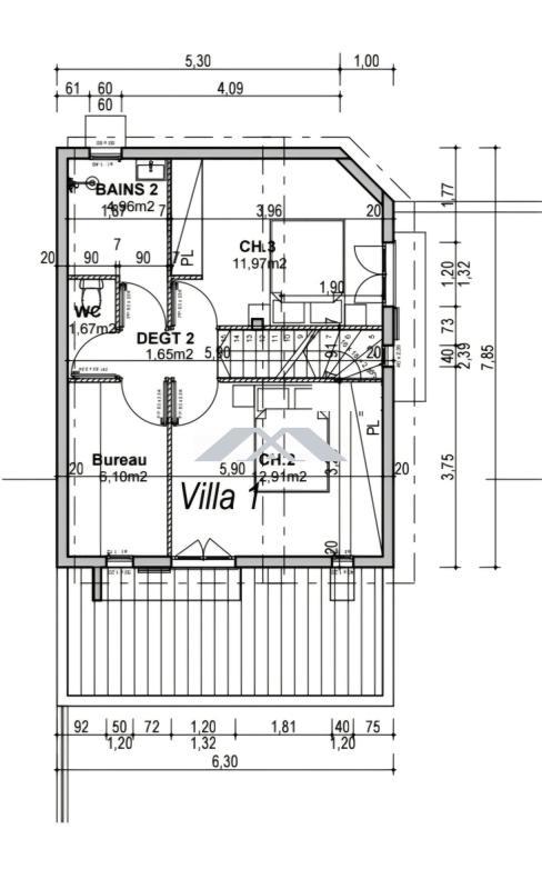 Villa - 91 m² - 4 pièces