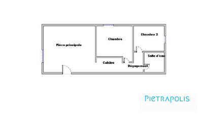 Appartement - 44 m² - 3 pièces