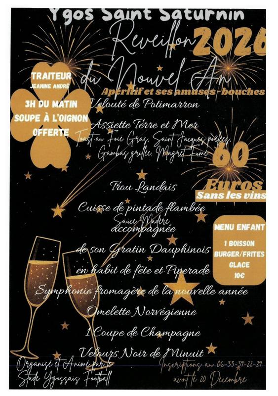 Reveillon - Ygos Saint Saturnin