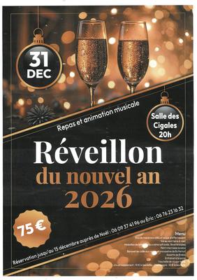 Réveillon du nouvel an 2026 - Morcenx
