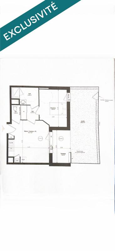 Appartement - 41 m² - 2 pièces