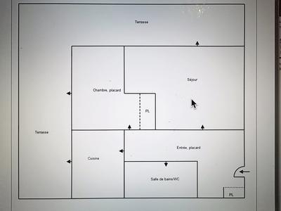 Appartement - 53 m² - 2 pièces