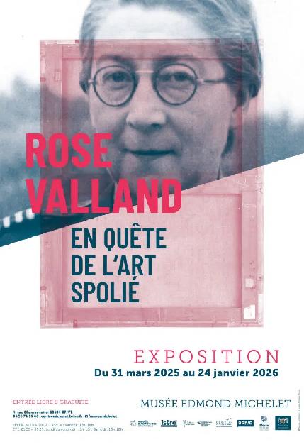 Visite guidée de l'exposition &quot;Rose Valland. En quête de l'art spolié (Musée Edmond Michelet)