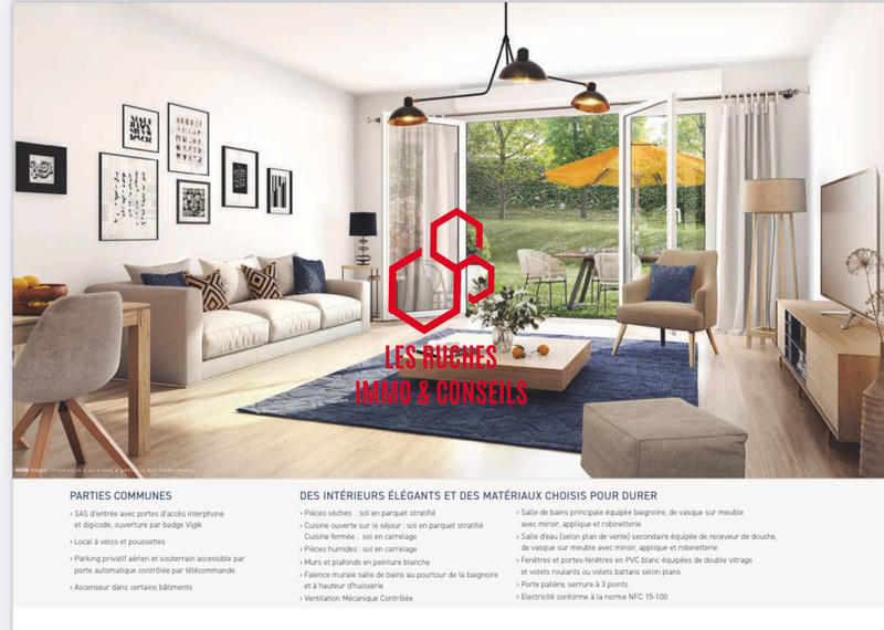 Appartement - 40 m² - 2 pièces