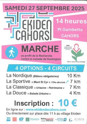 Ekiden de Cahors - Marche