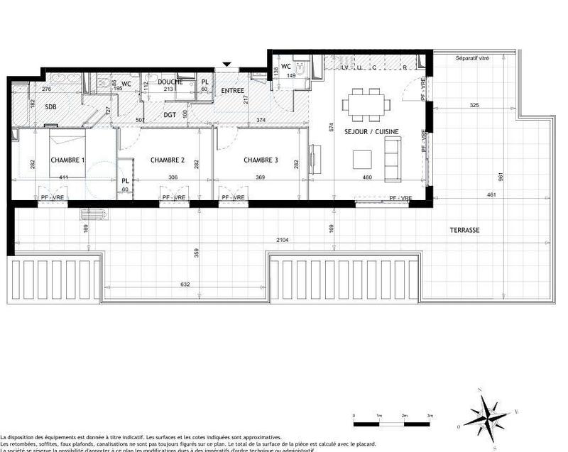 Appartement - 82 m² - 4 pièces