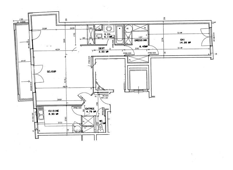 Appartement - 81 m² - 3 pièces