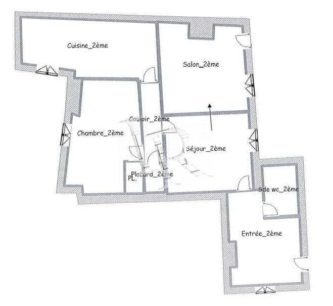 Appartement - 72 m² - 2 pièces