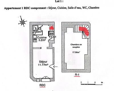 Immeuble - 118 m² - 7 pièces