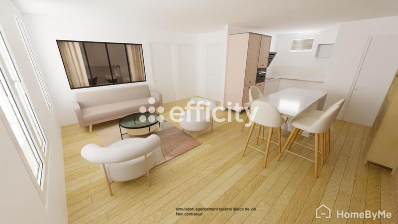 Appartement - 62 m² - 3 pièces