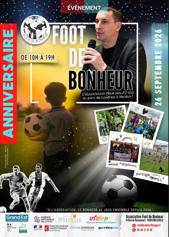 Les 20 ans de l'association Foot de Bonheur