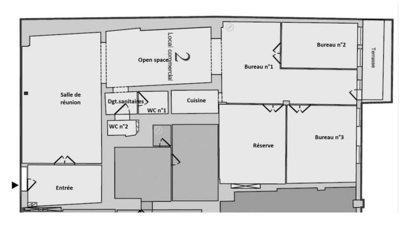 Local commercial - 202 m² - 4 pièces