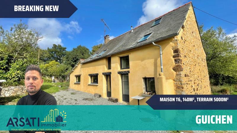 Maison ancienne - 140 m² - 6 pièces