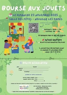 Bourse aux jouets, vêtements et puériculture