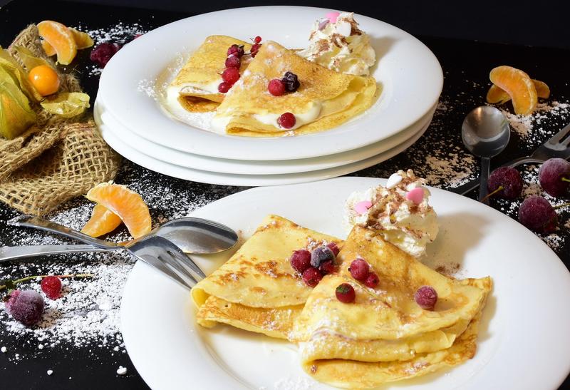 Vente de crêpes à la Roche-Chalais