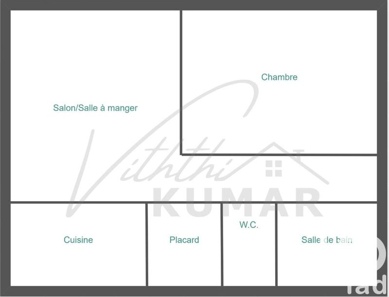 Appartement - 42 m² - 2 pièces