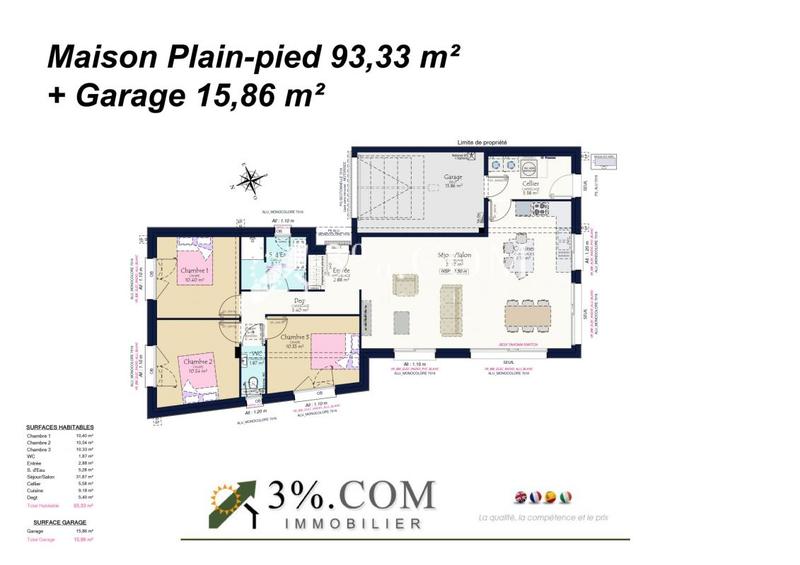 Maison - 109 m² - 5 pièces