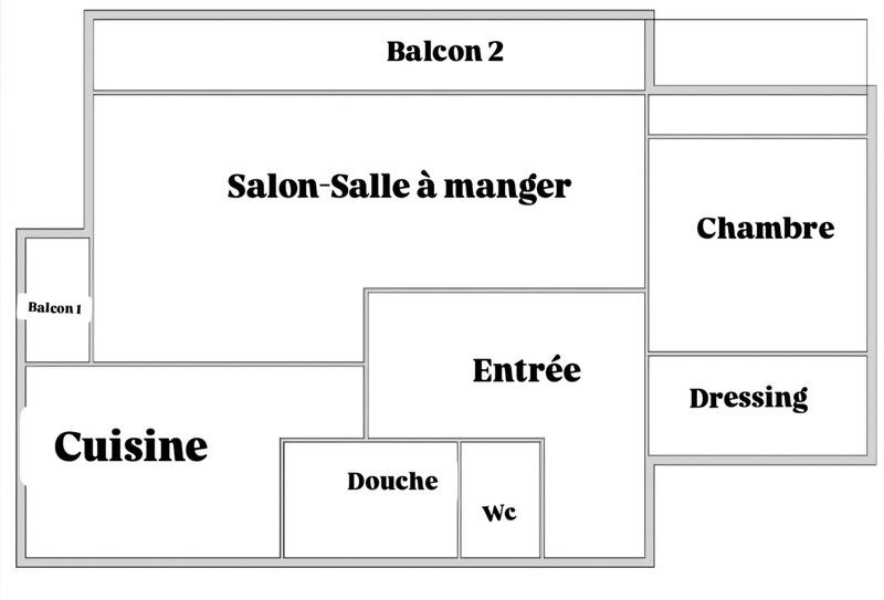 Appartement - 71 m² - 3 pièces