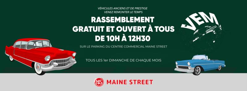 Rassemblement de voitures anciennes