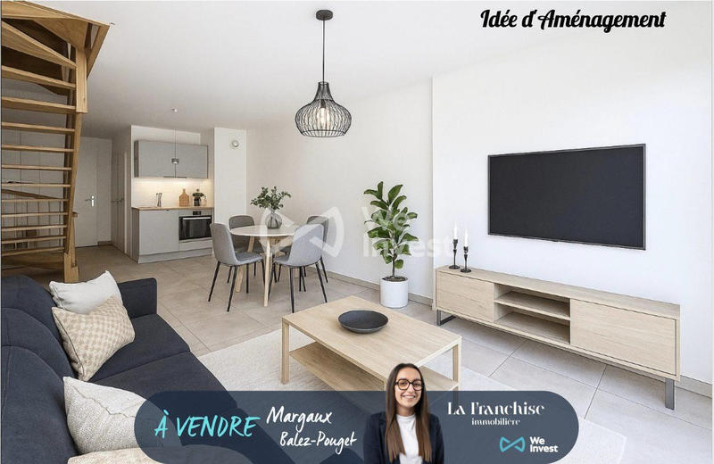 Appartement - 80 m² - 4 pièces