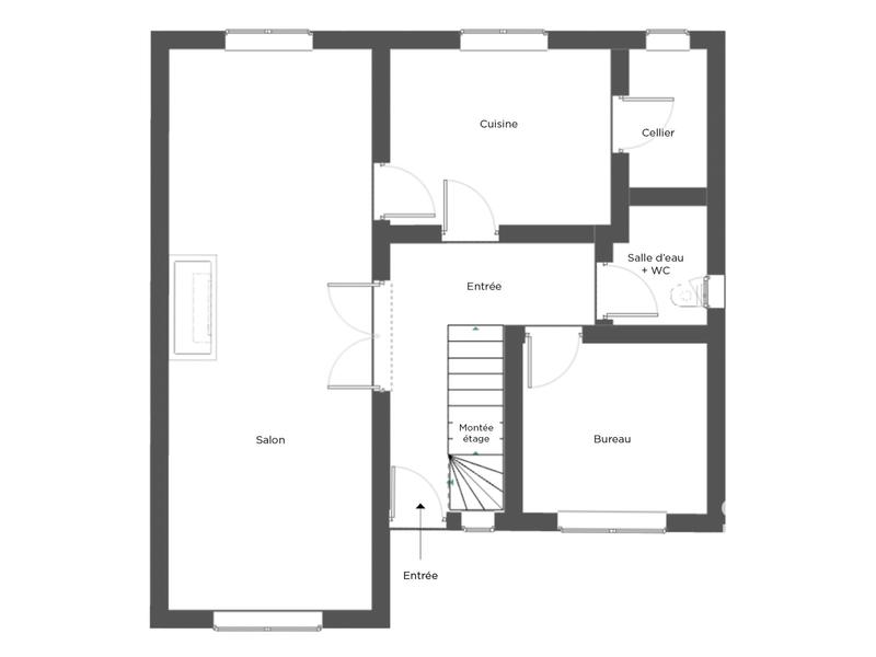 Maison - 100 m² - 5 pièces