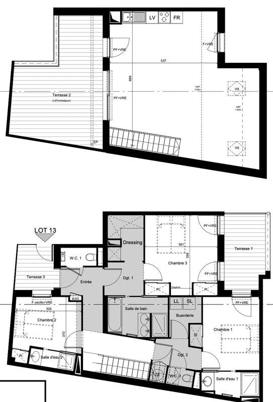 Appartement - 112 m² - 4 pièces