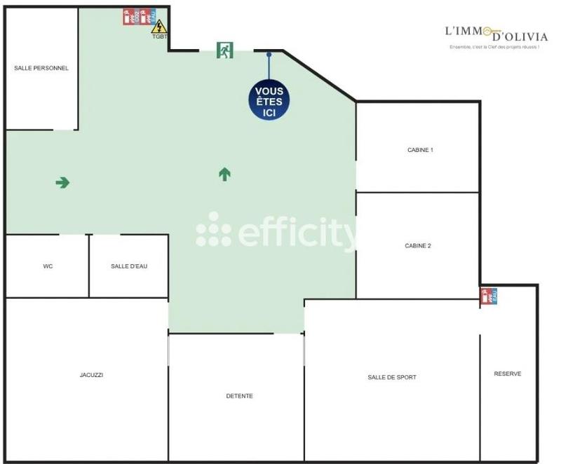 Bureau - 170 m² - 7 pièces