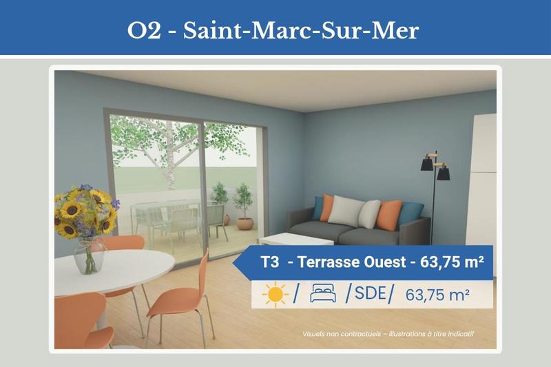 Appartement - 64 m² - 3 pièces