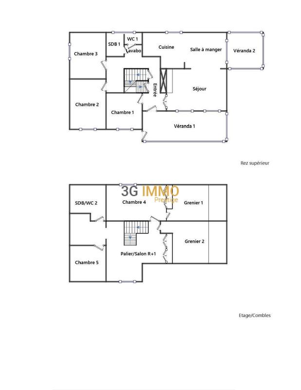 Maison - 143 m² - 8 pièces