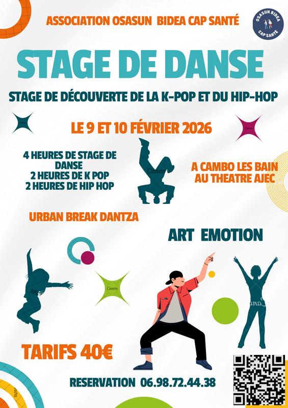 Stage de danse : Découverte de la K-Pop et du Hip-Hop