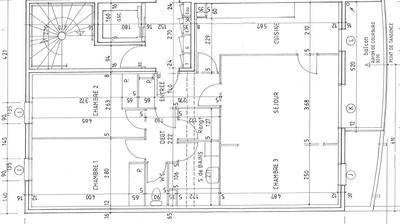 Appartement - 84 m² - 3 pièces