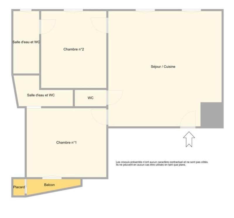 Appartement - 69 m² - 3 pièces